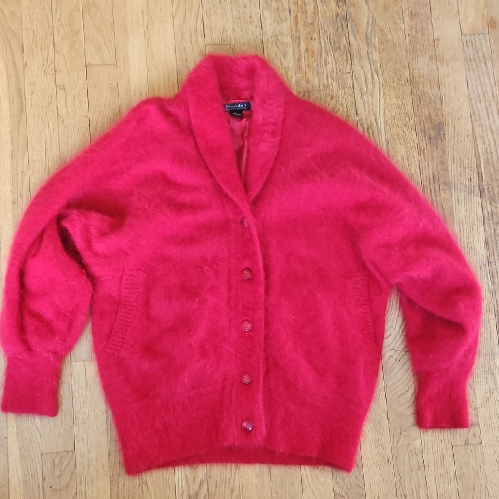 Venesha Angora Sweater Jacket L